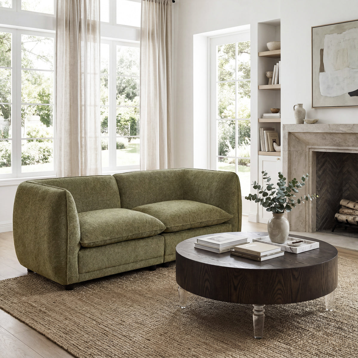 Arden Modular Chenille Sofa