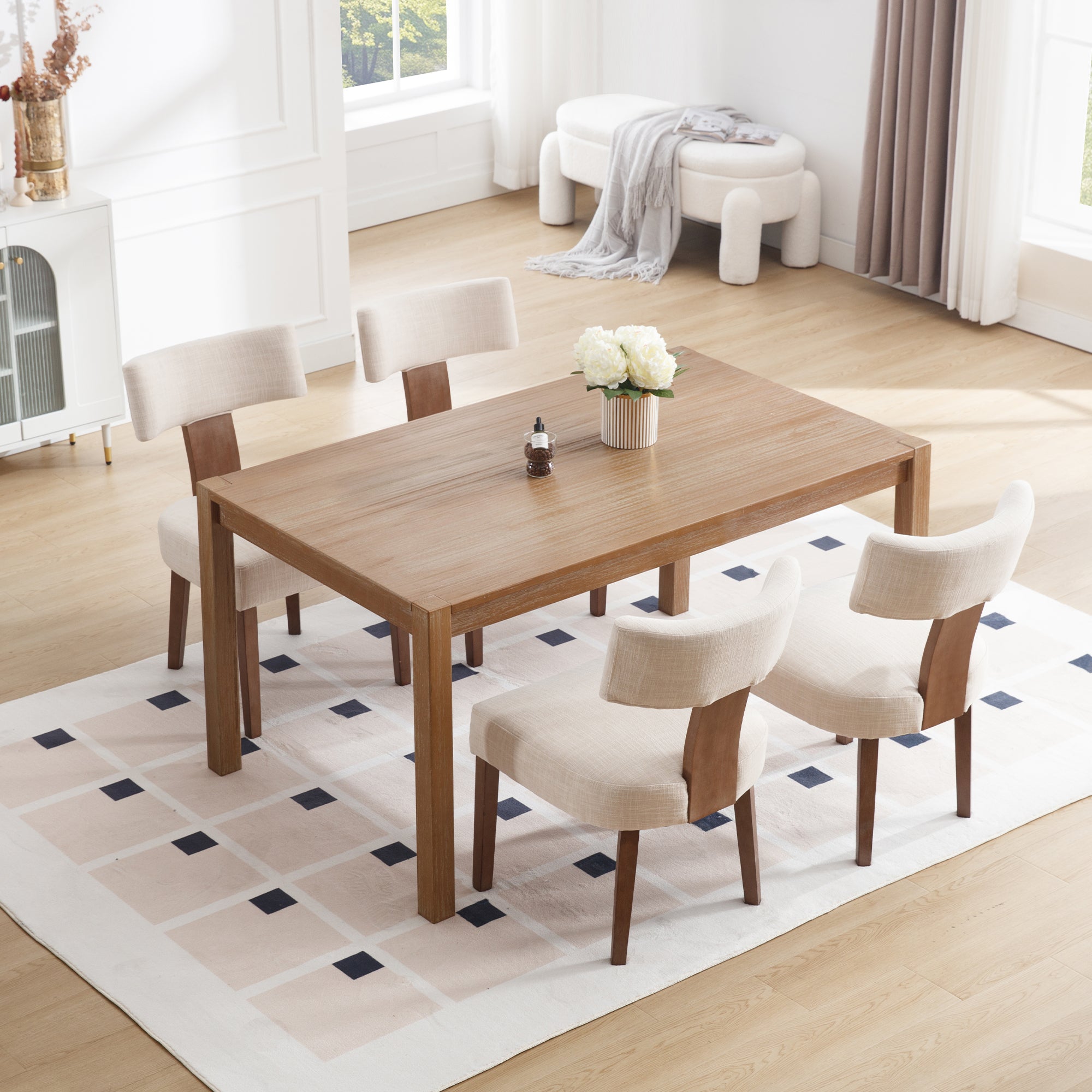 Payson Modern Upholstered Dining Chairs (Set of 2)