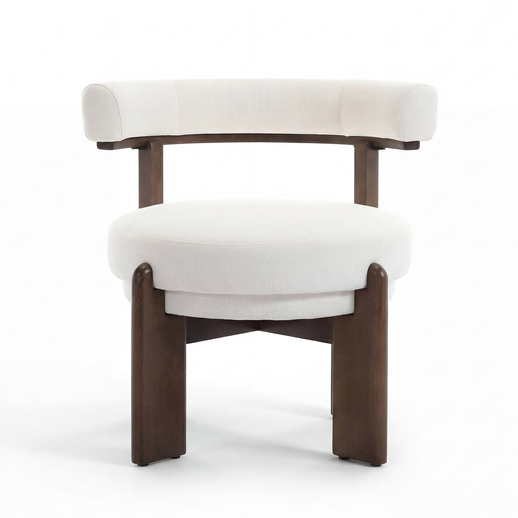 Dawson Modern Geometric Accent Chair & Ottoman Set