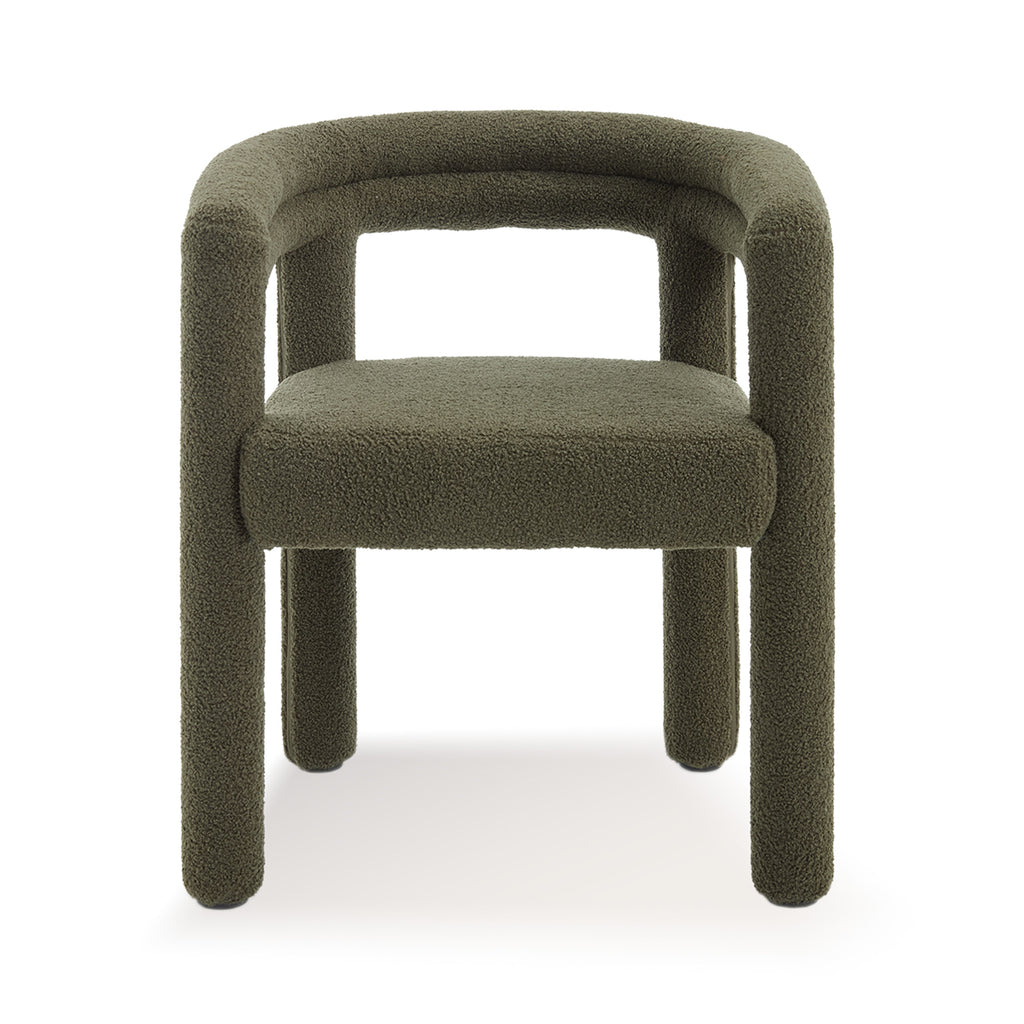 Lara Dining Chair Upholstered Armchair with Back