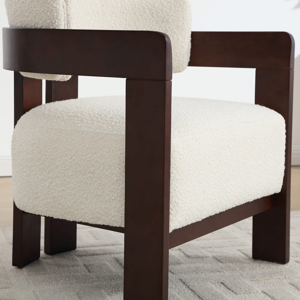 Jessie Mid-Century Modern Accent Armchair