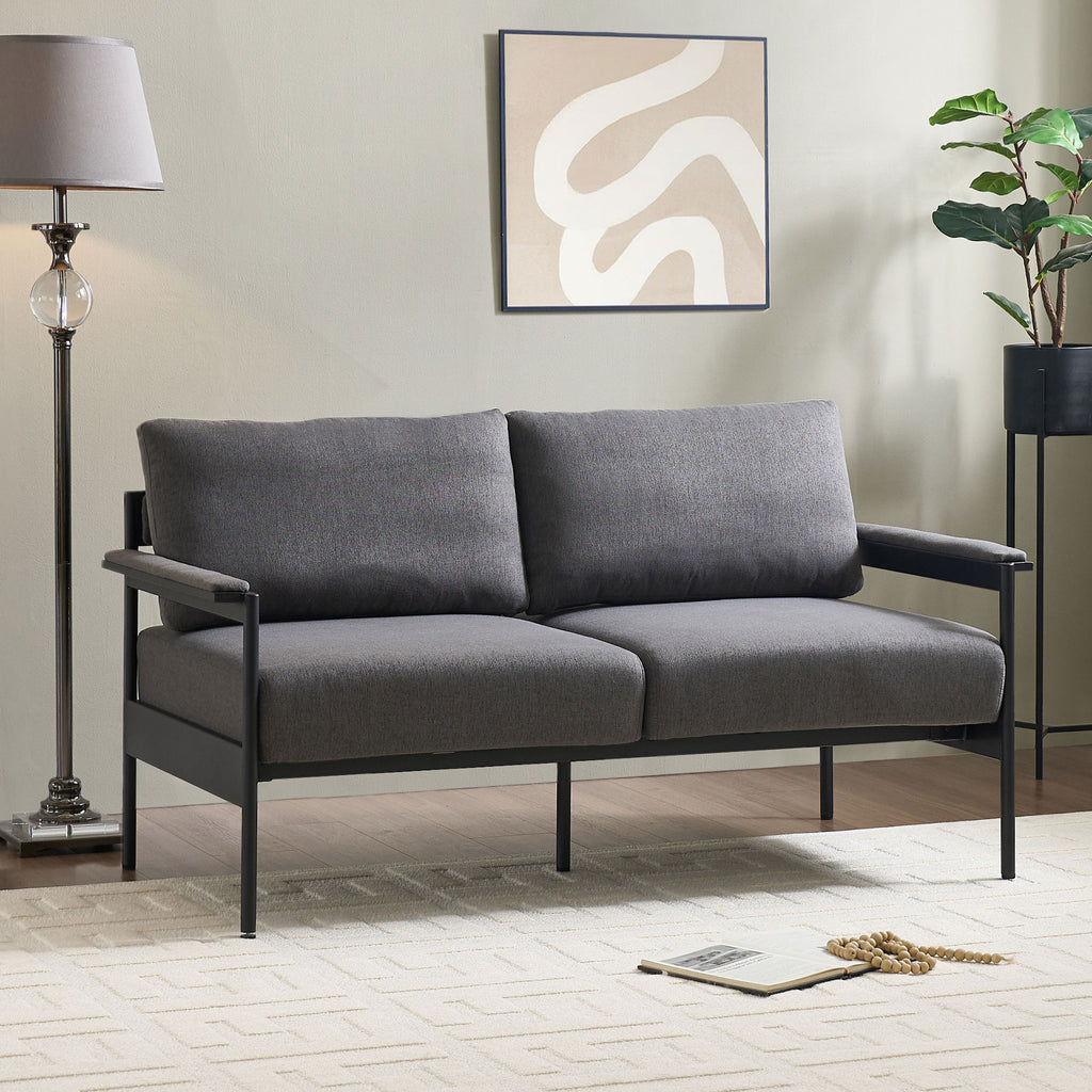 William Mid-Century Modern Loveseat