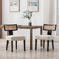 Payson Modern Cane Dining Chairs (Set of 2)