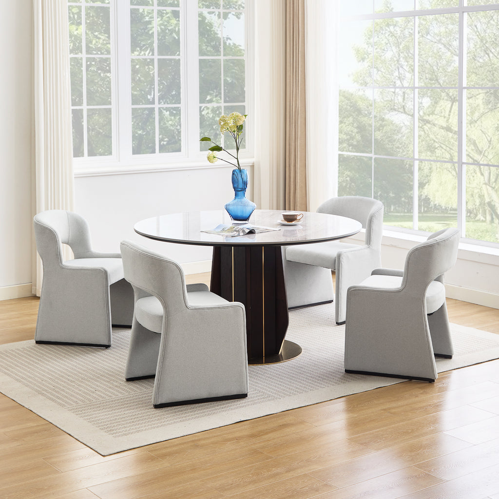 Kody Modern Armless Dining Chairs (Set of 2)