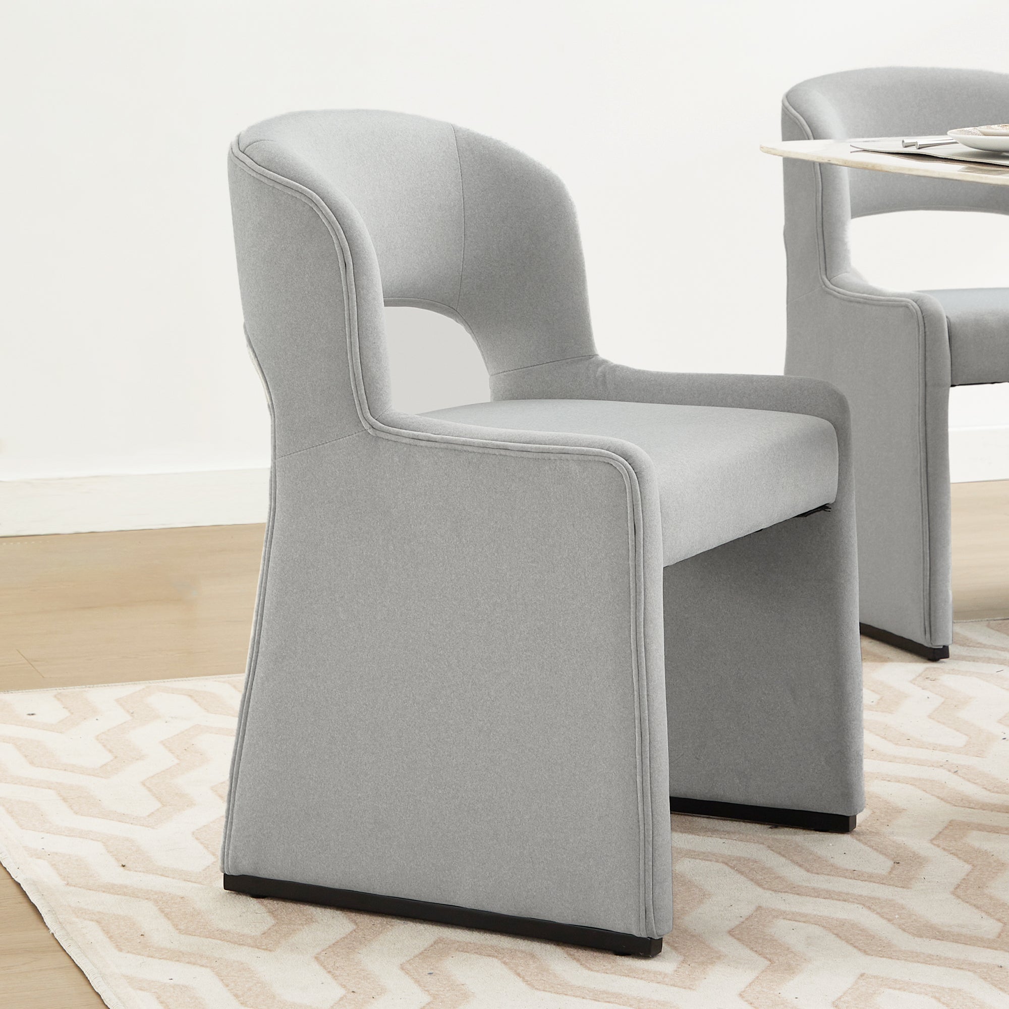 Kody Modern Armless Dining Chairs (Set of 2)