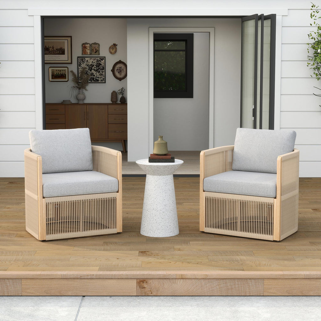 Bruce 7-Pieces Rope Rattan Sofa Set