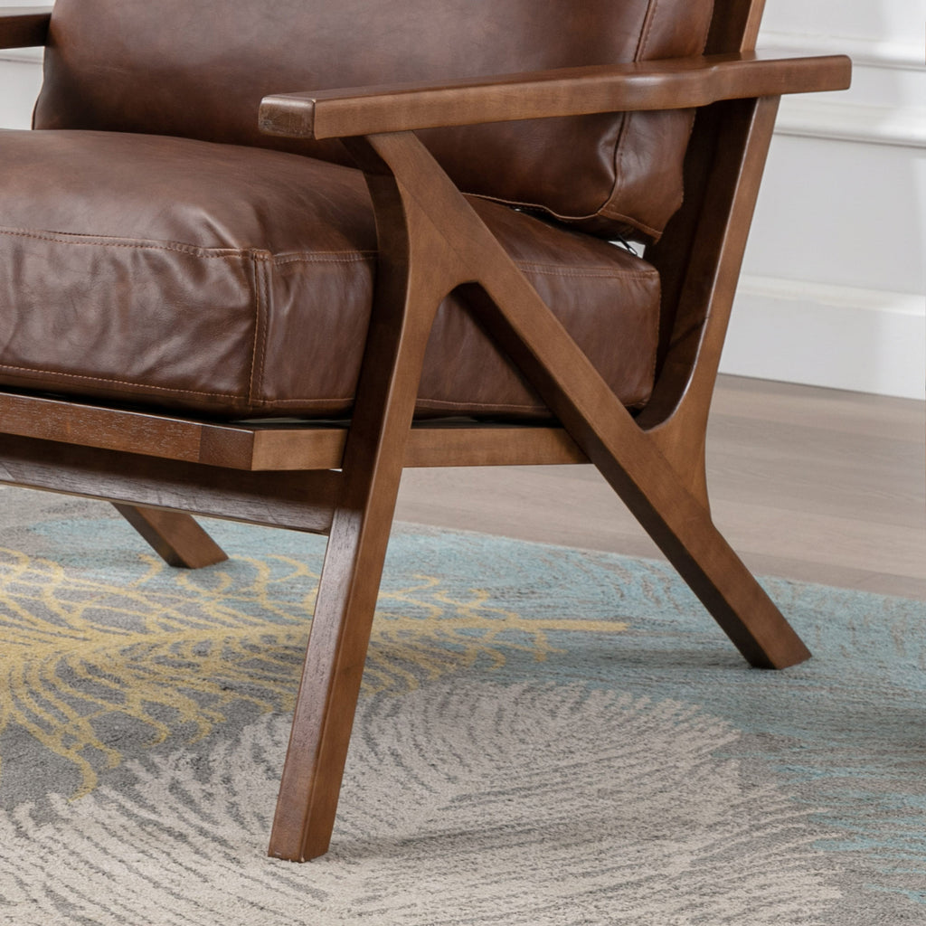Charles Lounge Armchair with Ottoman