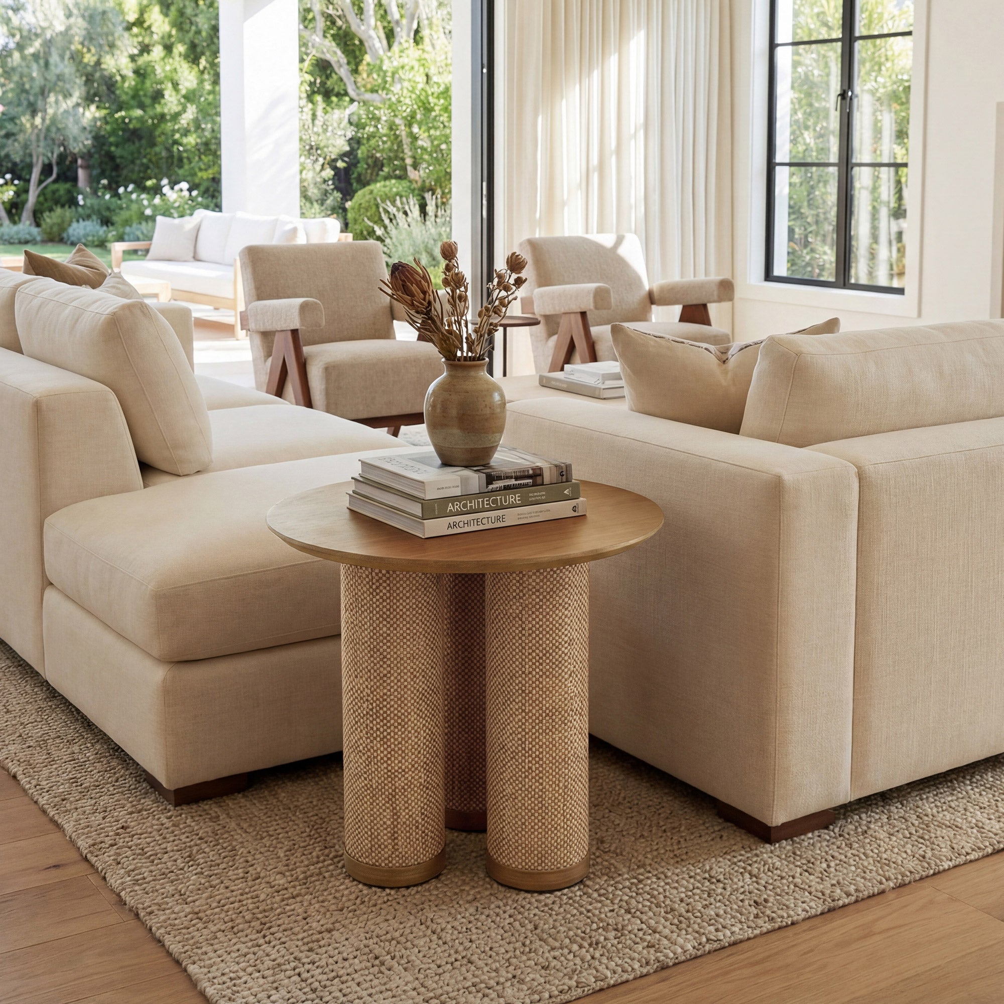 Drift Round Coffee Table Set