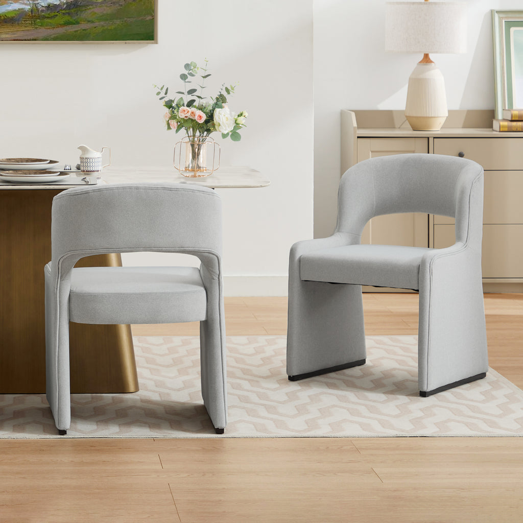 Kody Modern Armless Dining Chairs (Set of 2)