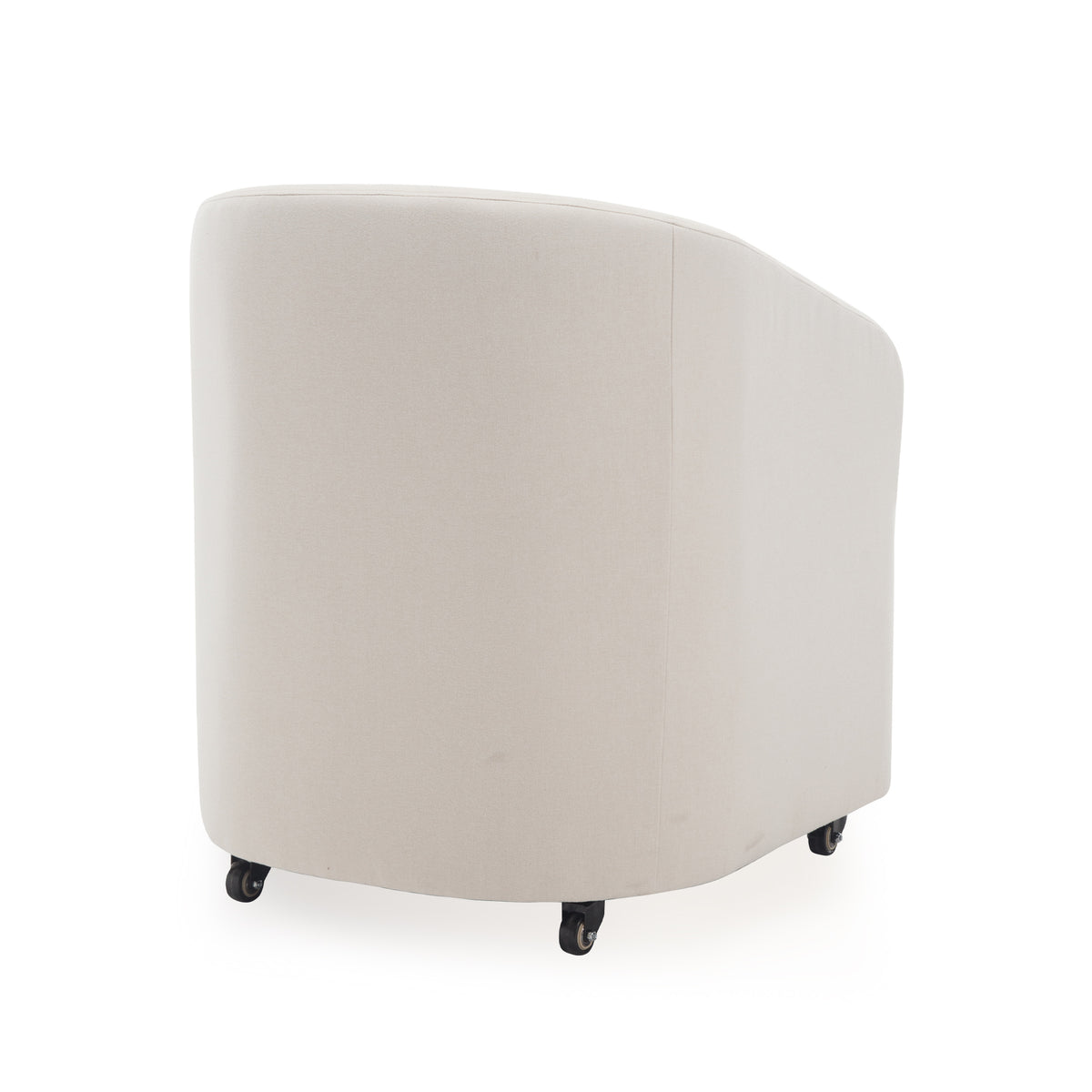 Troy Modern Velvet Rolling Dining Chair
