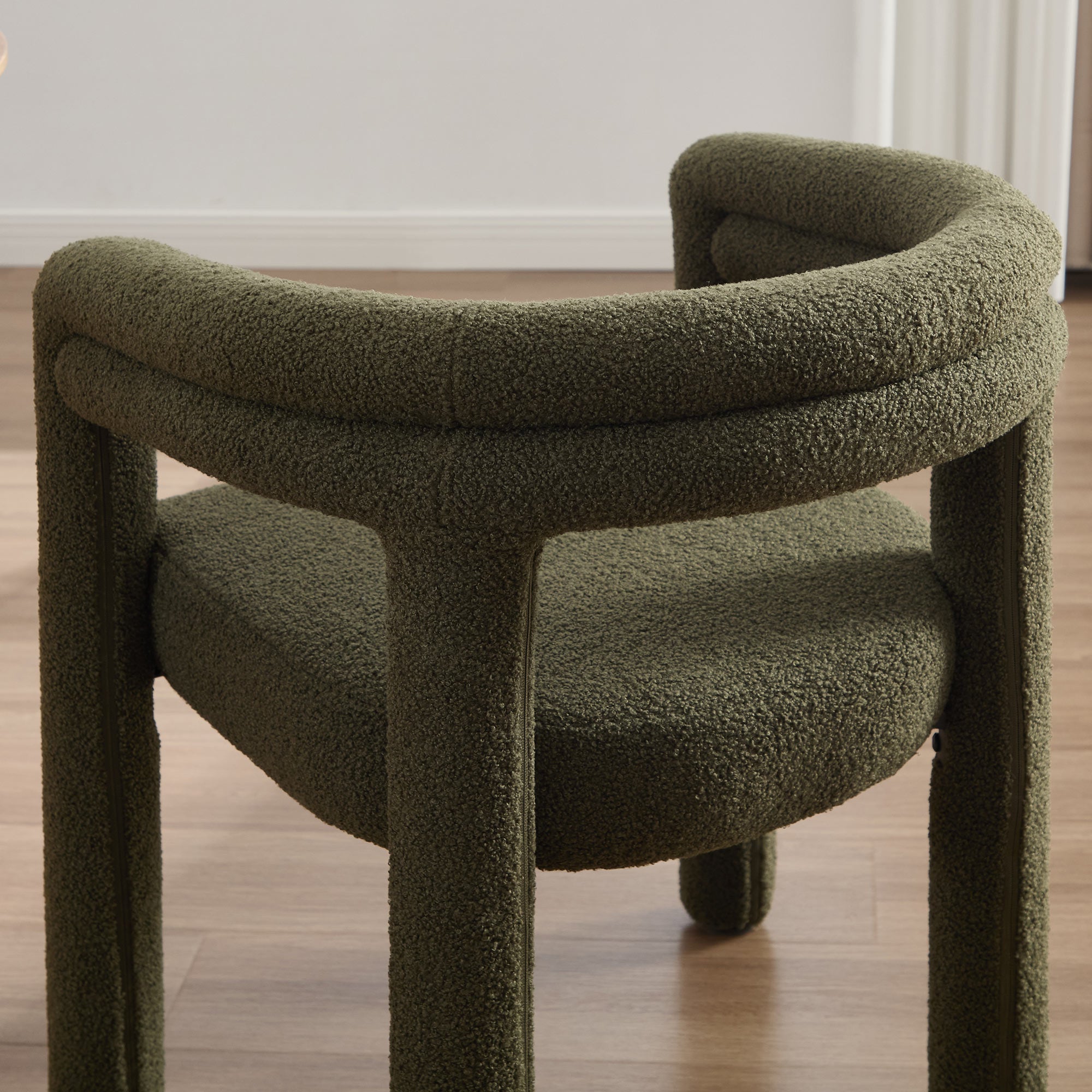 Lara Dining Chair Upholstered Armchair with Back