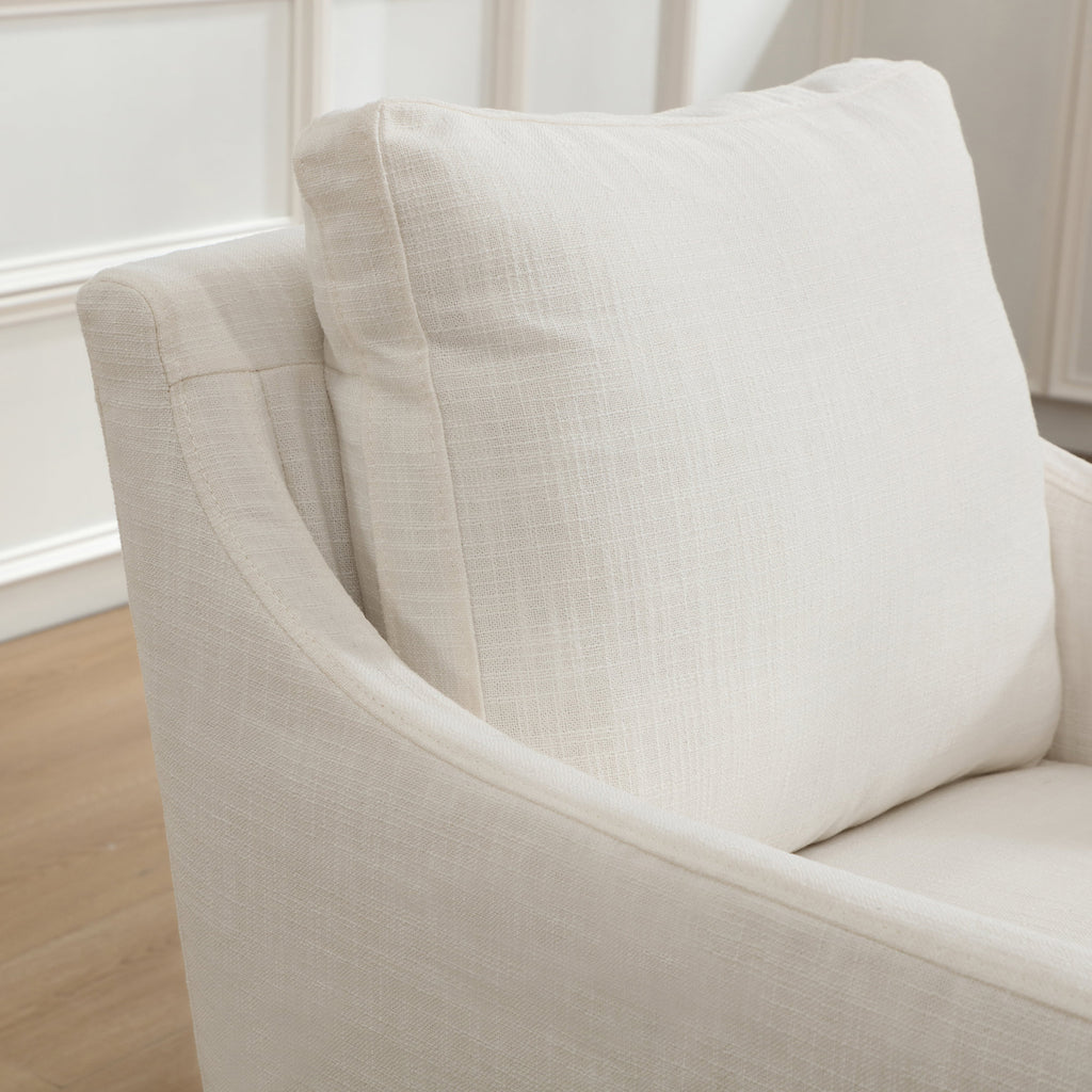 Hank Modern Upholstered Dining Chairs with Arms