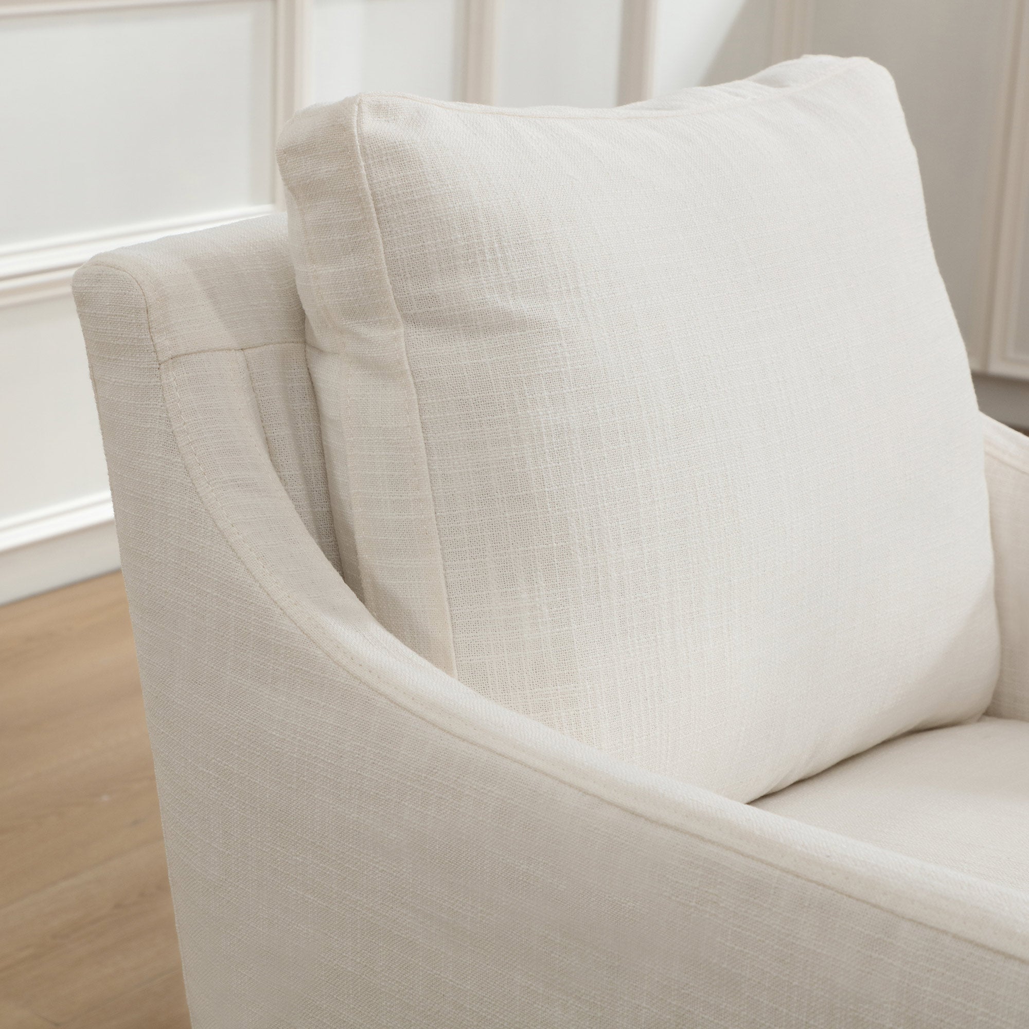 Hank Modern Upholstered Dining Chairs with Arms