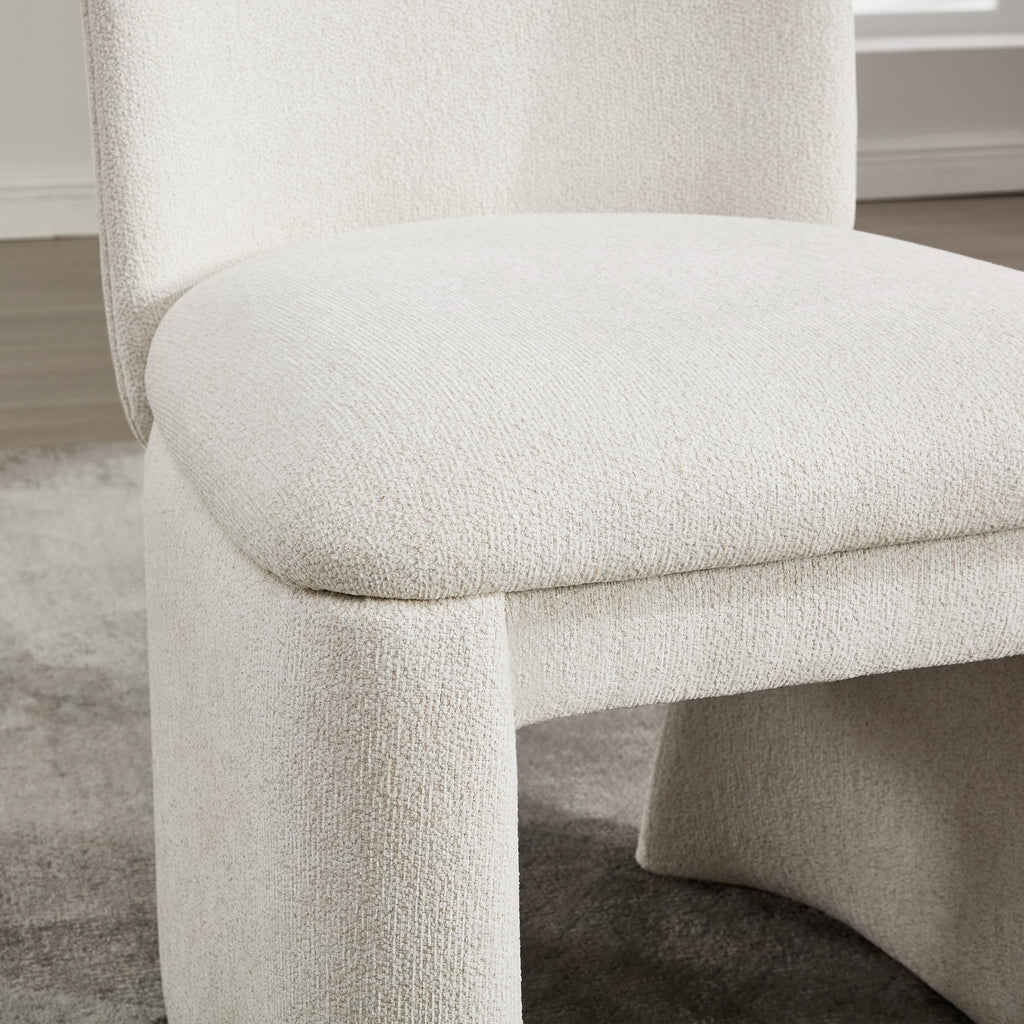 Haven Modern Upholstered Dining Chairs (Set of 2)