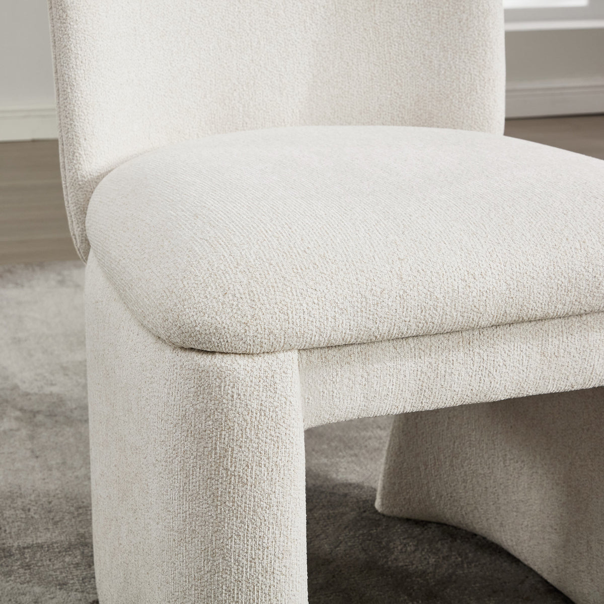 Haven Modern Upholstered Dining Chairs (Set of 2)