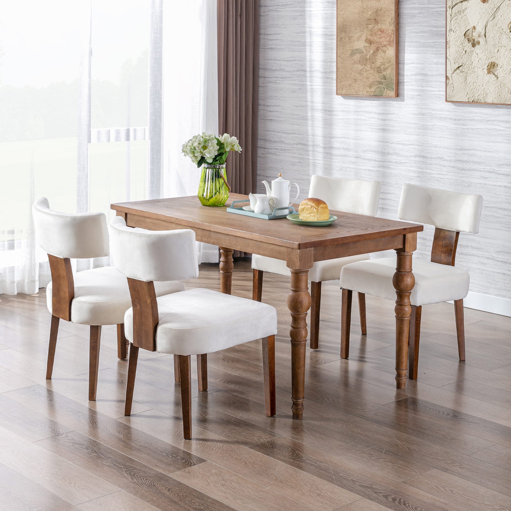 Payson Modern Upholstered Dining Chairs (Set of 2)