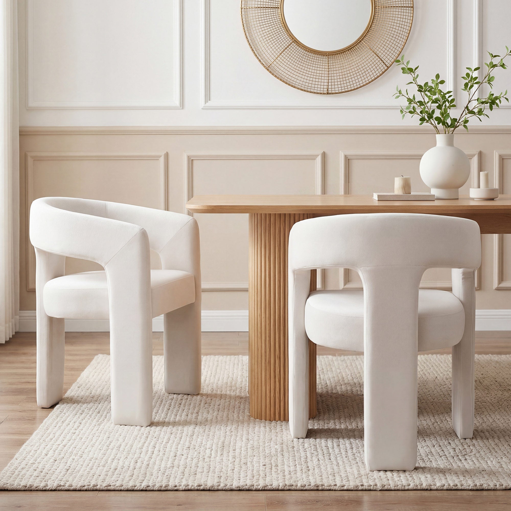 Dove Modern Upholstered Dining Chair