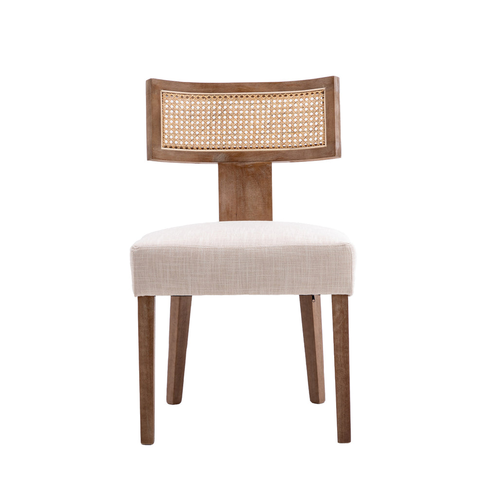 Payson Modern Cane Dining Chairs (Set of 2)