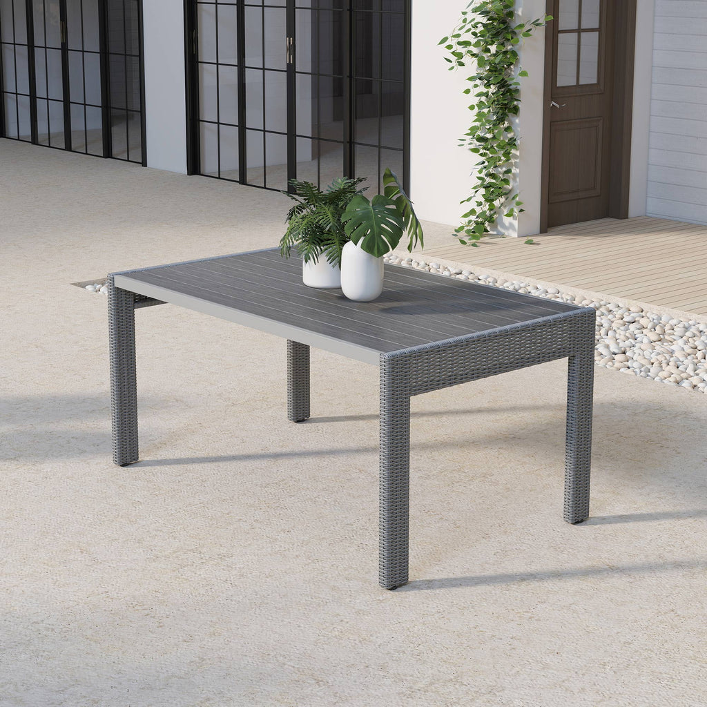 Relen Rattan Dining Set For 6 People