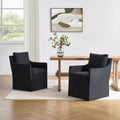 Hank Modern Upholstered Dining Chairs with Arms