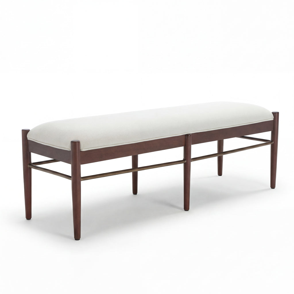 Ashby Mid-Century Modern Bench