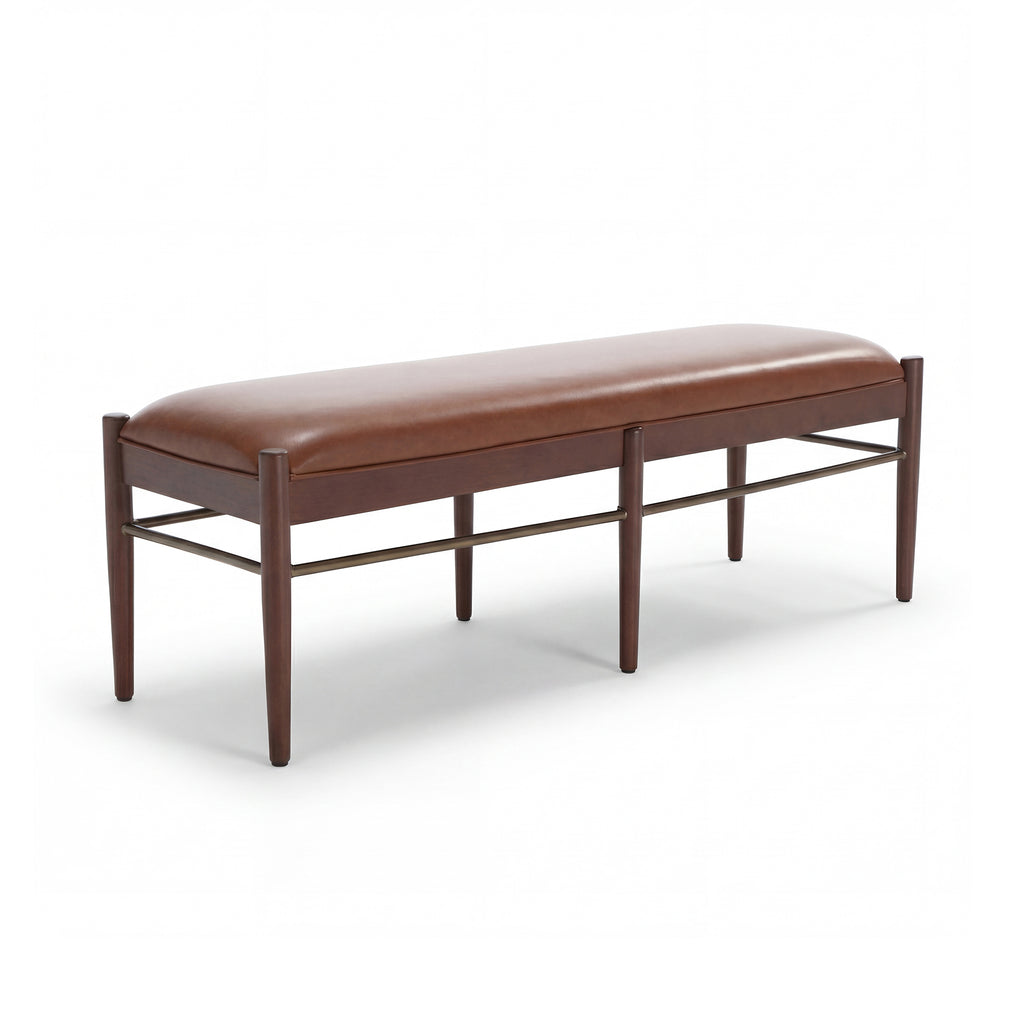Ashby Mid-Century Modern Bench