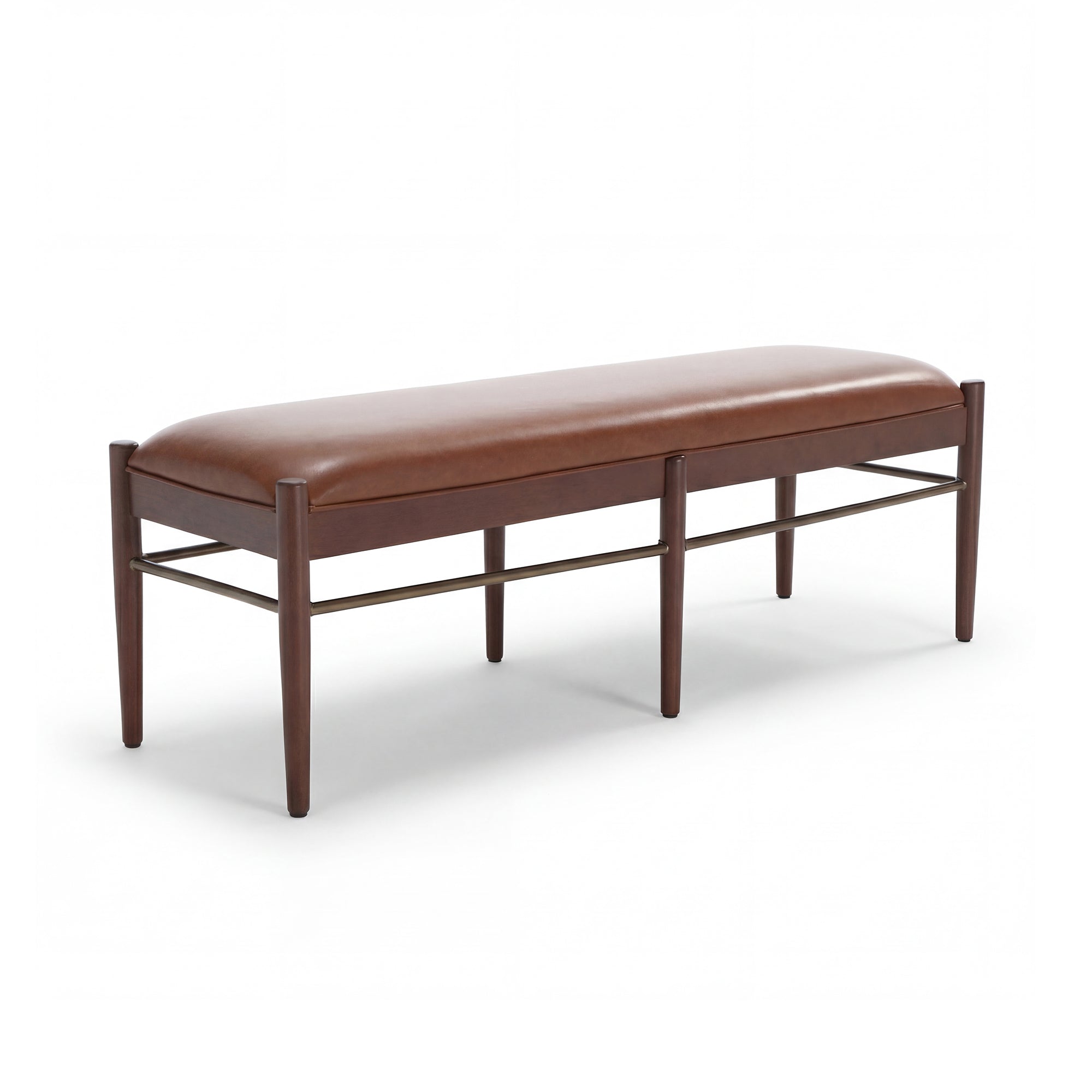 Ashby Mid-Century Modern Bench