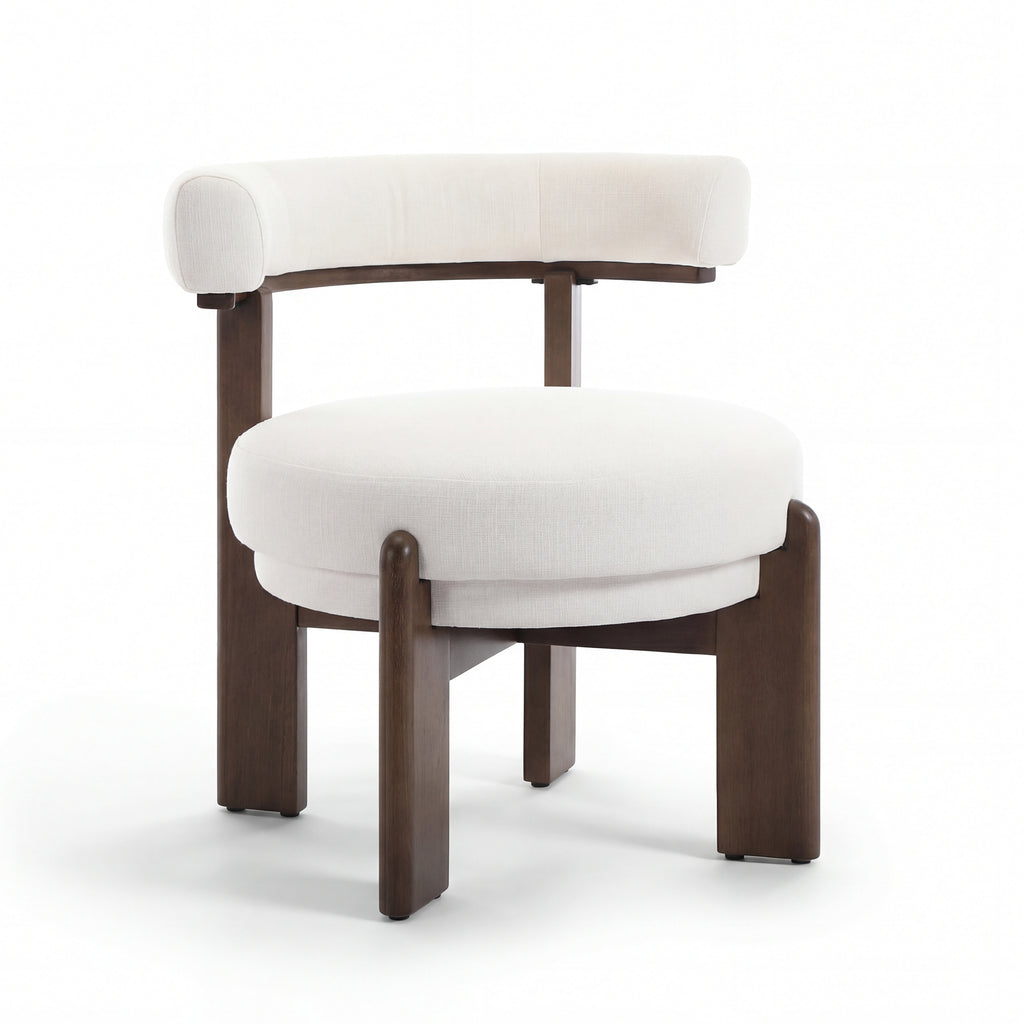 Dawson Modern Geometric Accent Chair & Ottoman Set