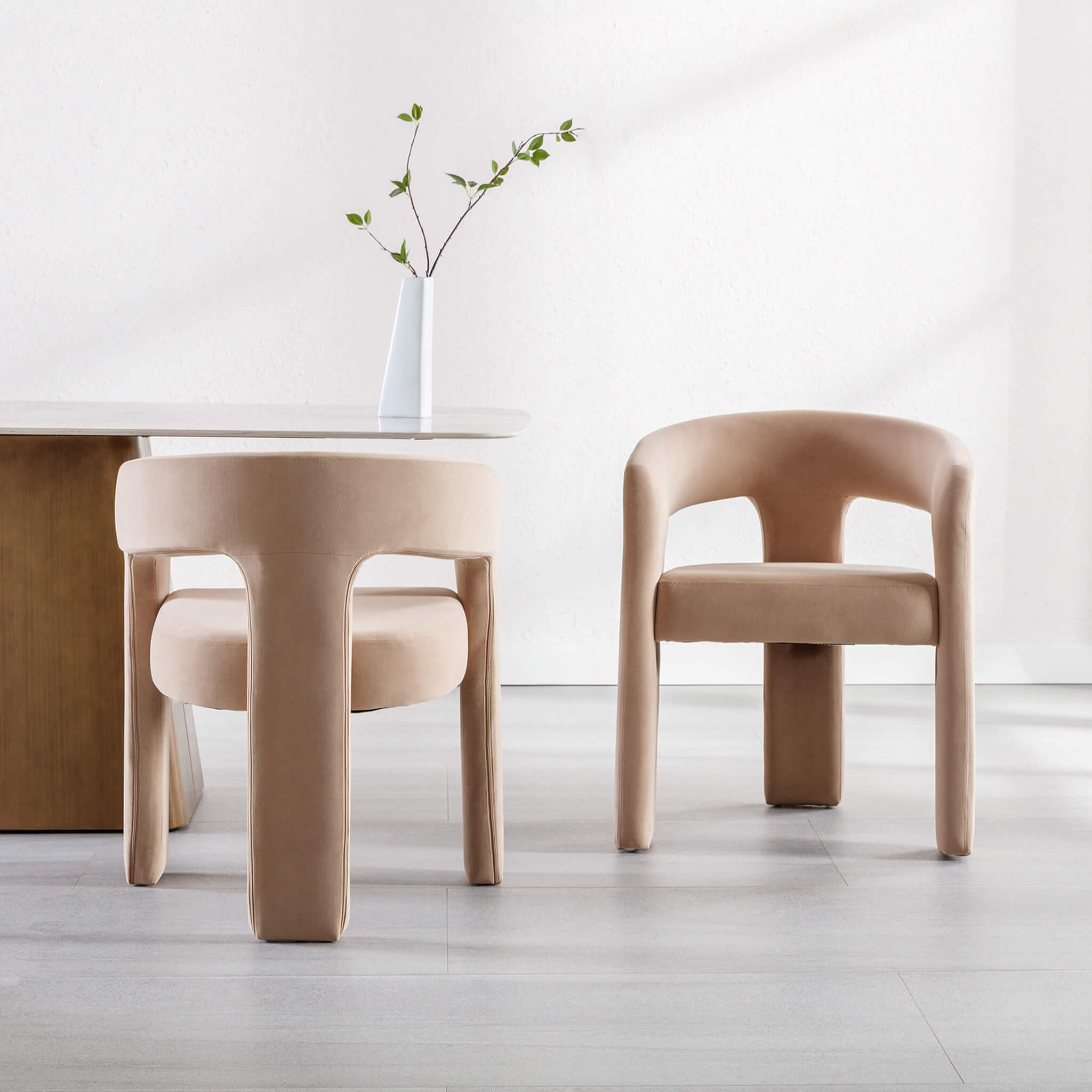 Dove Modern Upholstered Dining Chair