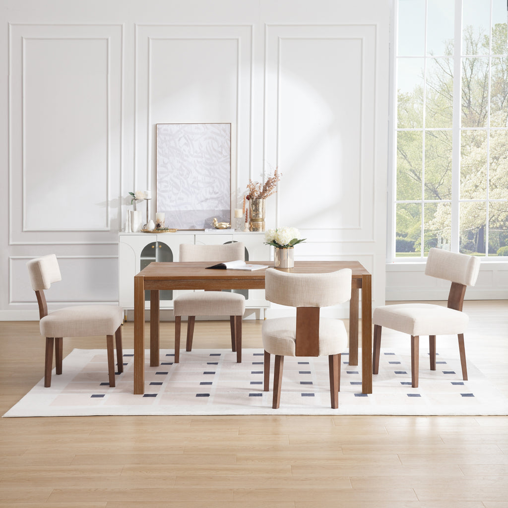 Payson Modern Upholstered Dining Chairs (Set of 2)