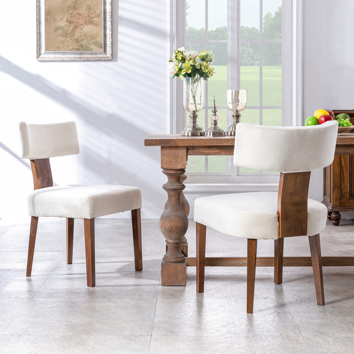 Payson Modern Upholstered Dining Chairs (Set of 2)