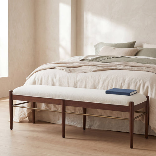 Ashby Mid-Century Modern Bench