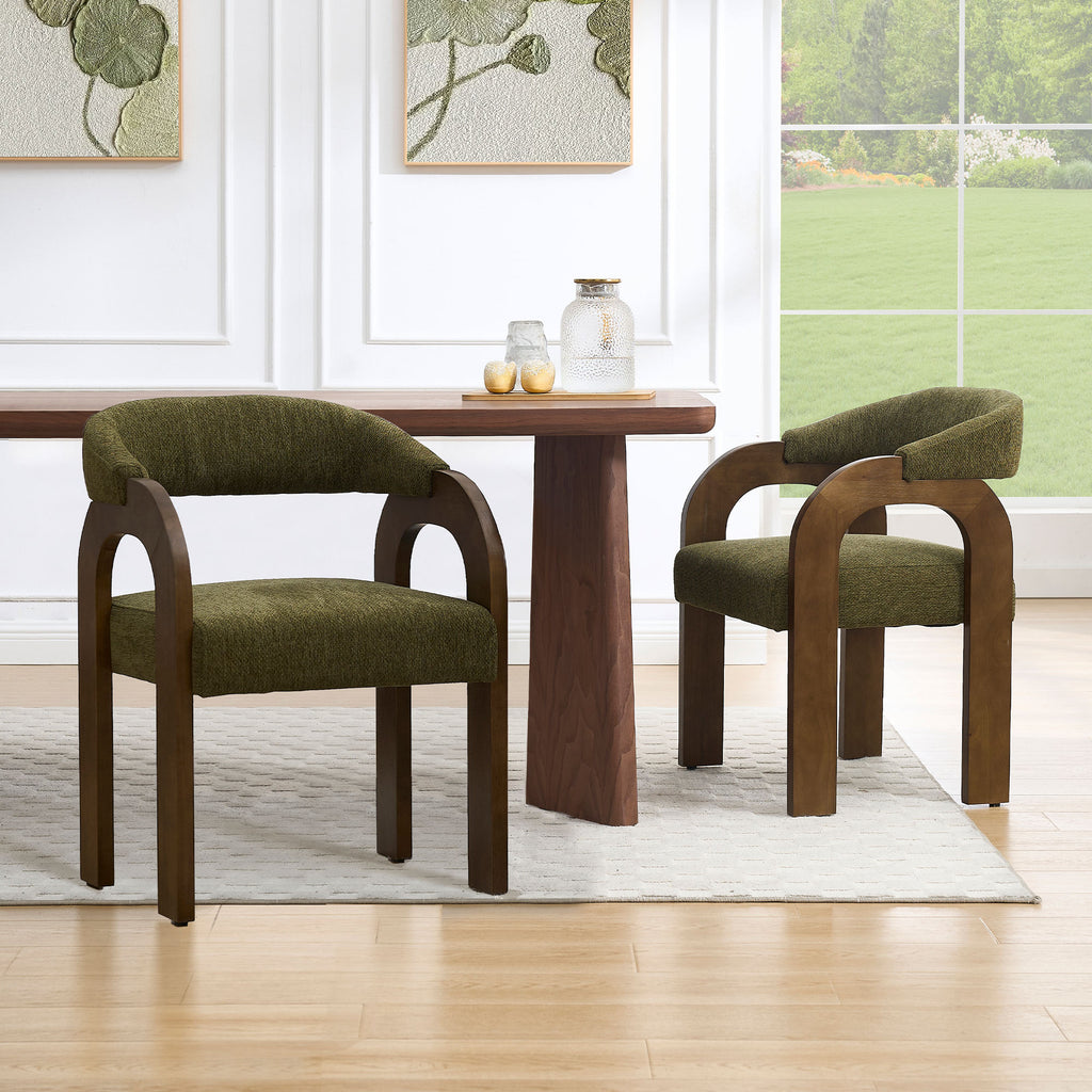 Clara Upholstered Dining Chairs (Set of 2)