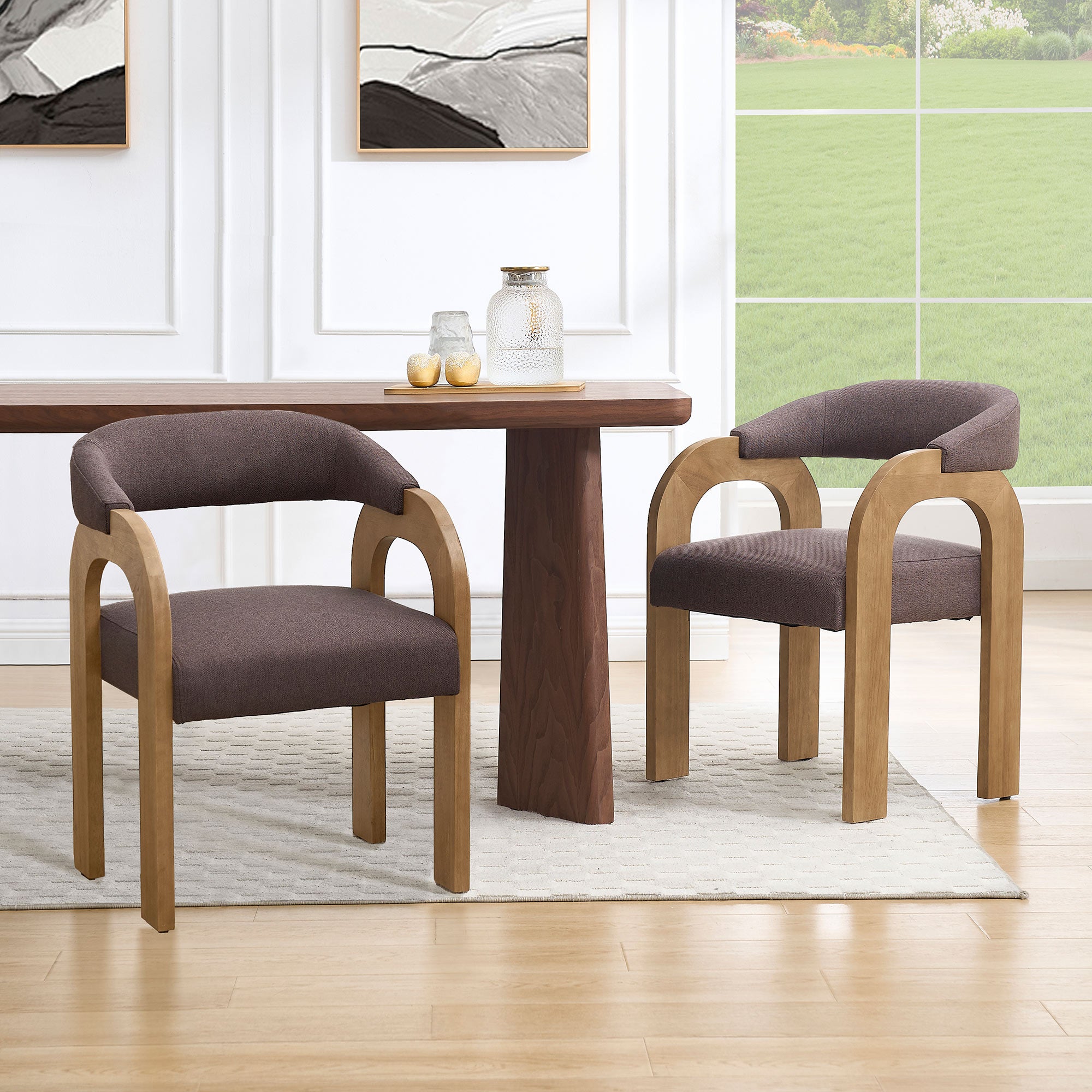 Clara Upholstered Dining Chairs (Set of 2)