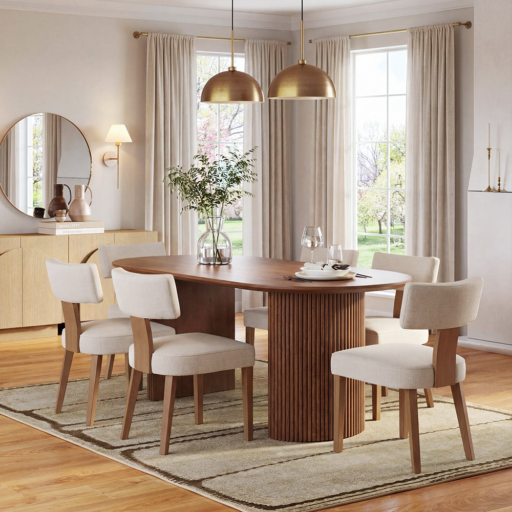 Mateo Oval Dining Table