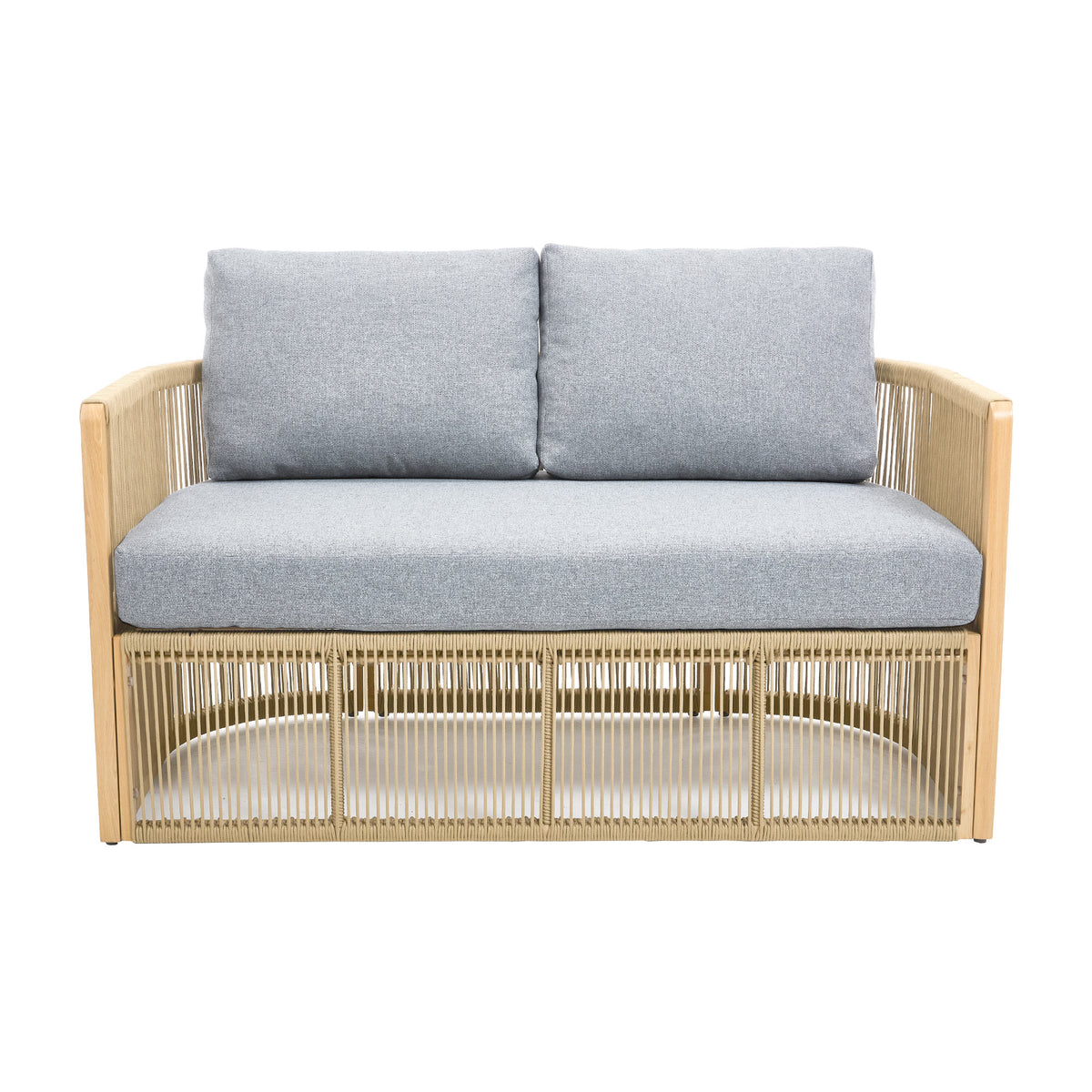 Bruce 7-Pieces Rope Rattan Sofa Set