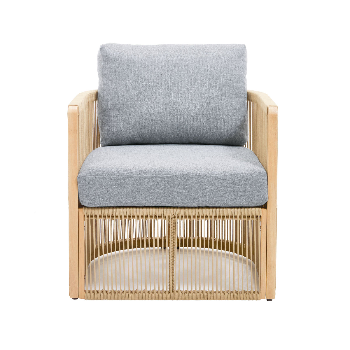 Bruce 7-Pieces Rope Rattan Sofa Set