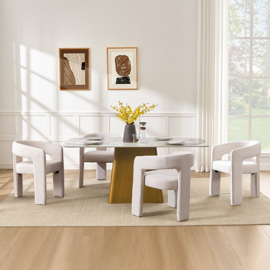 Dove Modern Upholstered Dining Chair