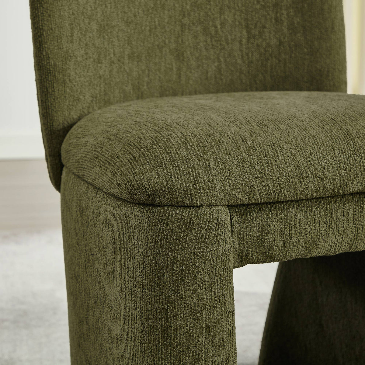 Haven Modern Upholstered Dining Chairs (Set of 2)