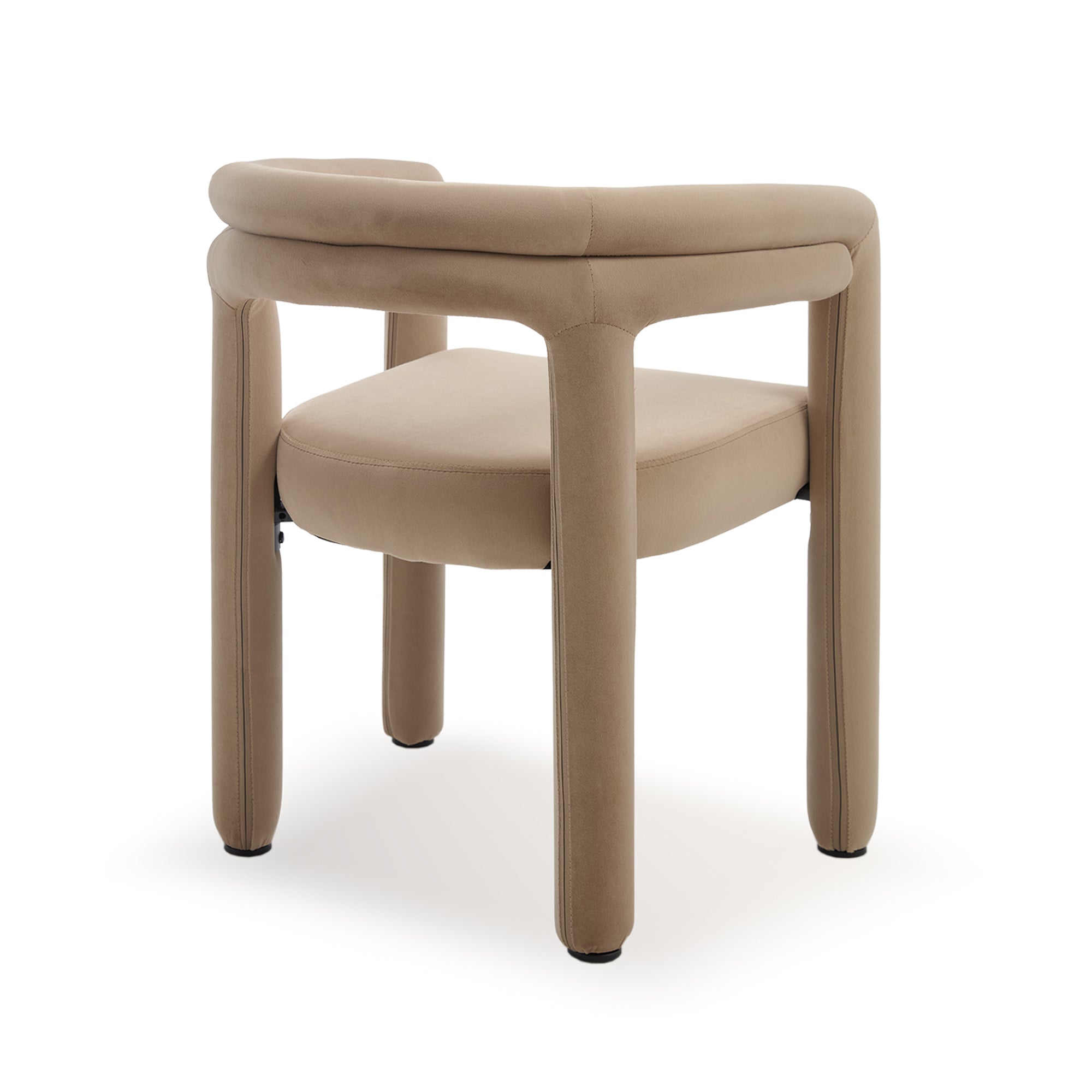Lara Dining Chair Upholstered Armchair with Back