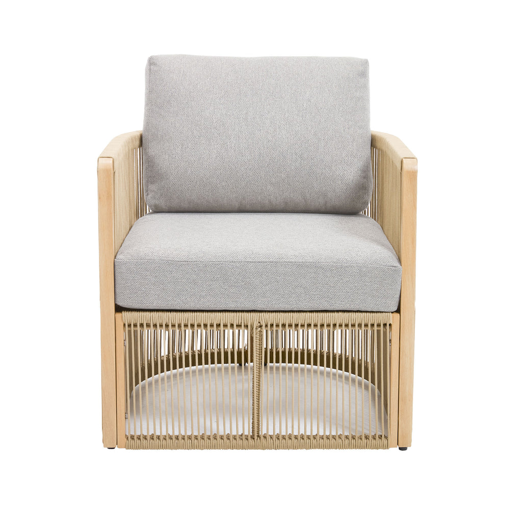 Bruce 7-Pieces Rope Rattan Sofa Set