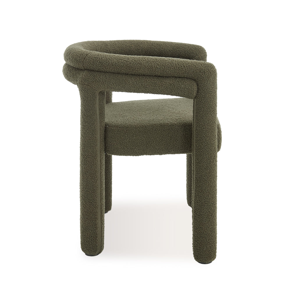 Lara Dining Chair Upholstered Armchair with Back