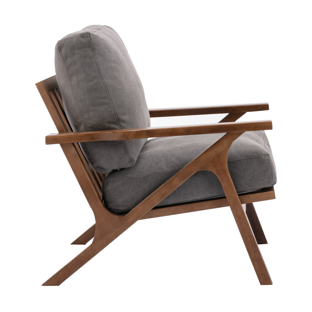 Charles Lounge Armchair with Ottoman