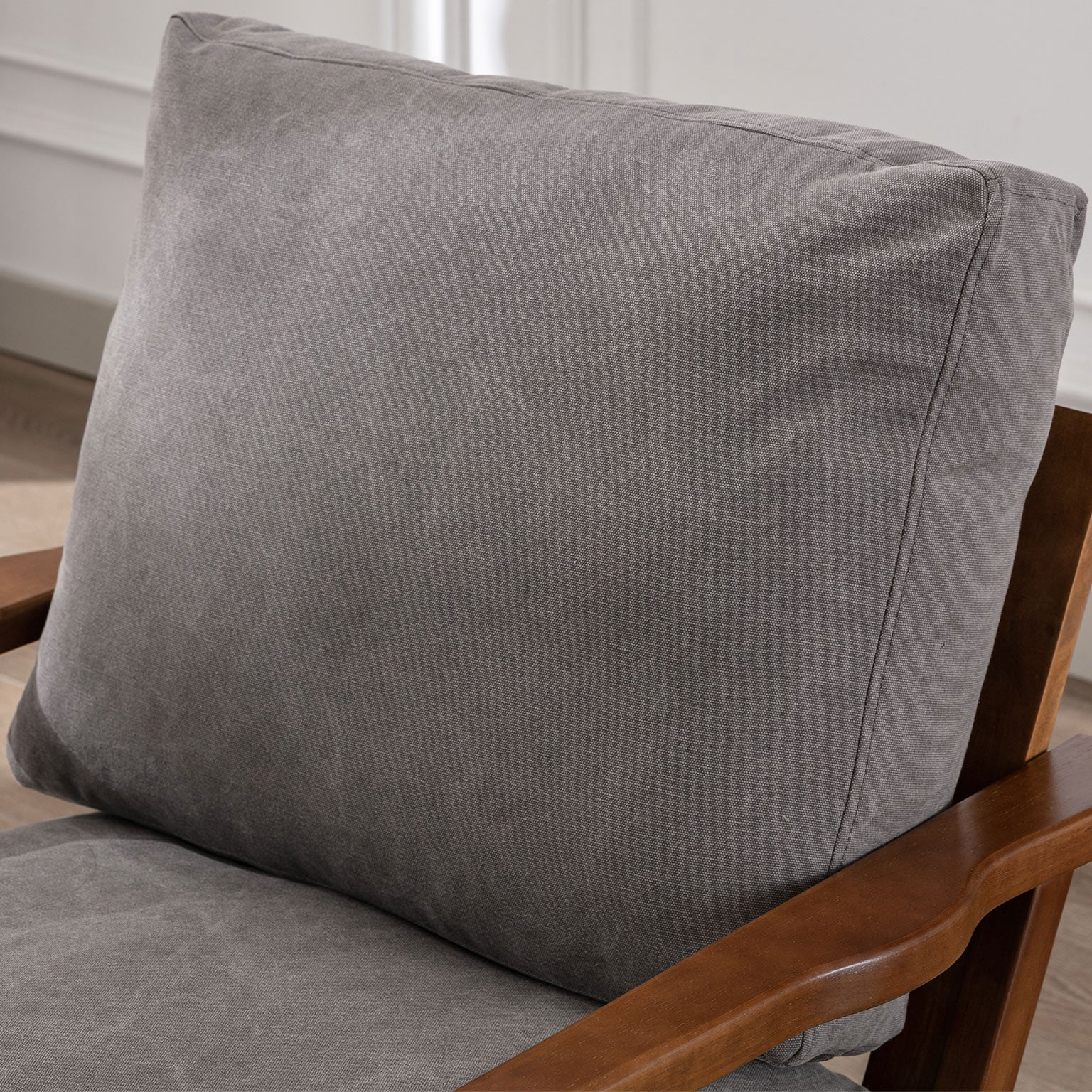 Charles Lounge Armchair with Ottoman