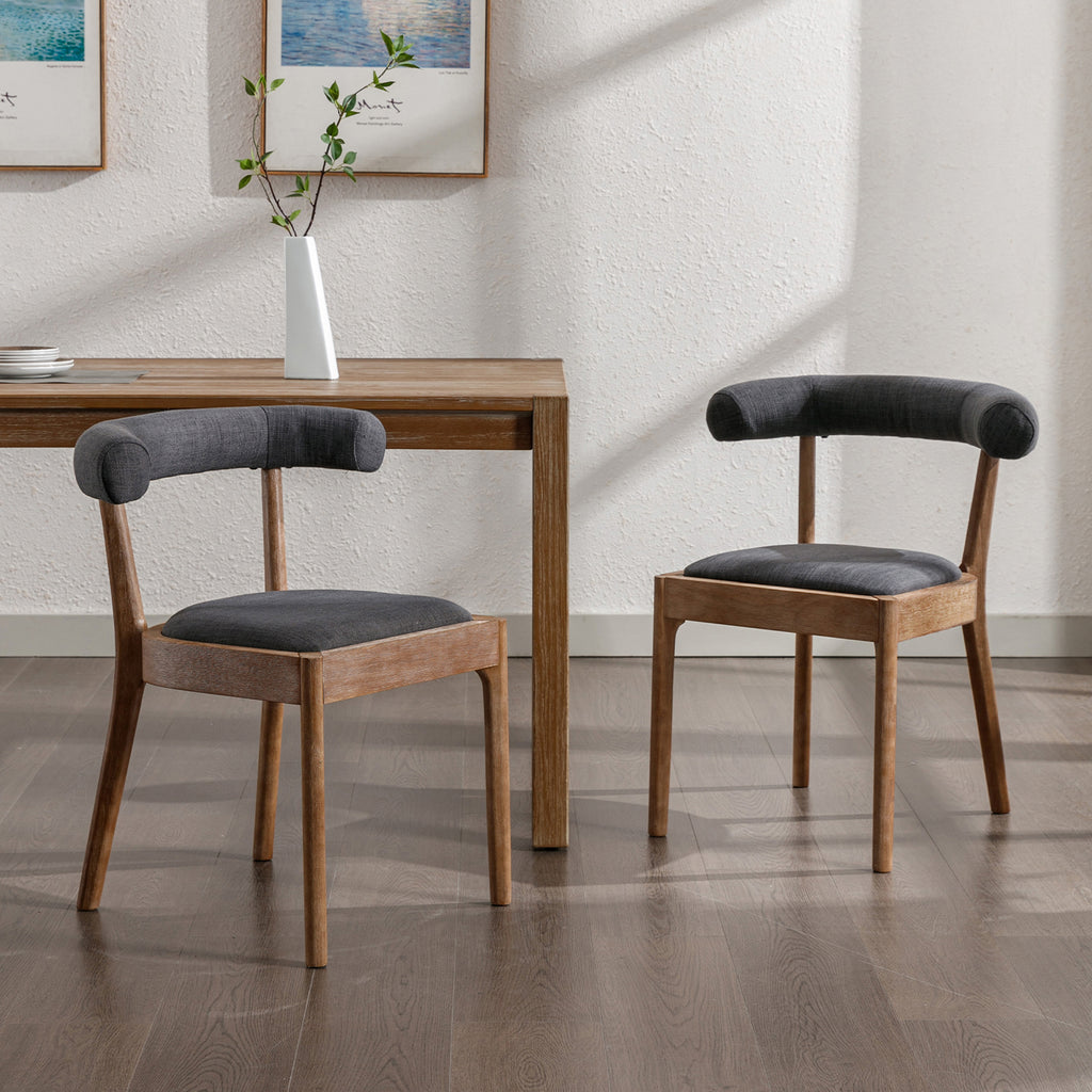 Taylor Modern Rustic Dining Chairs (Set of 2)