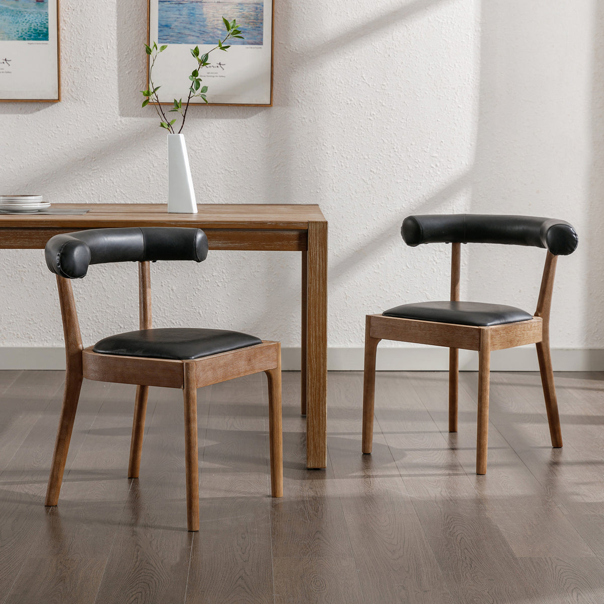 Taylor Modern Rustic Dining Chairs (Set of 2)