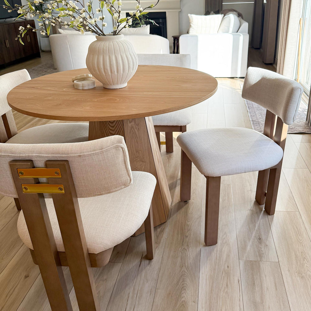 Griid Upholstered Dining Chairs (Set of 2)