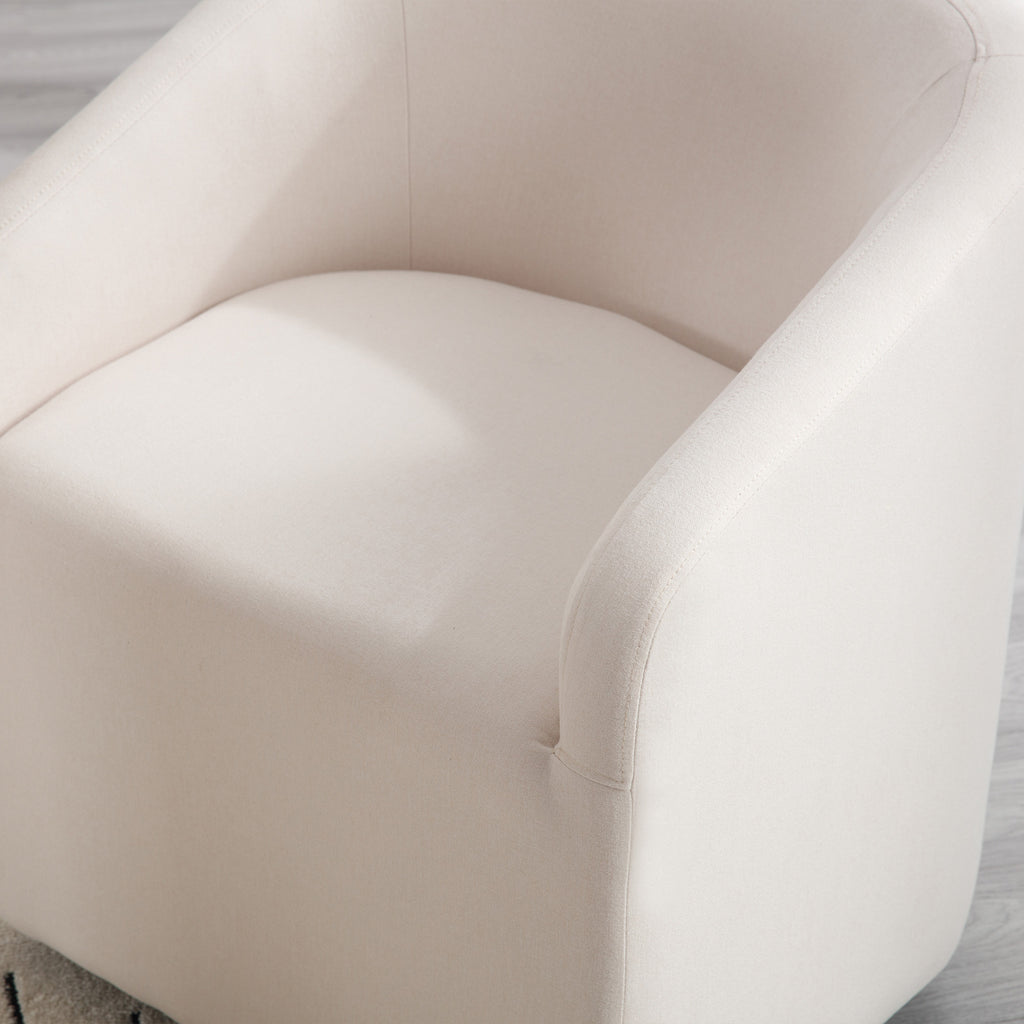 Troy Modern Velvet Rolling Dining Chair