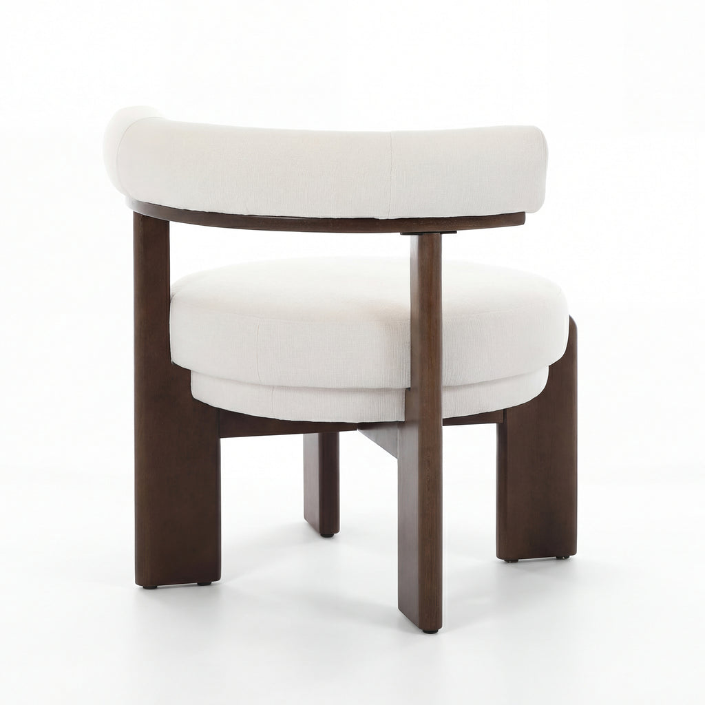 Dawson Modern Geometric Accent Chair & Ottoman Set