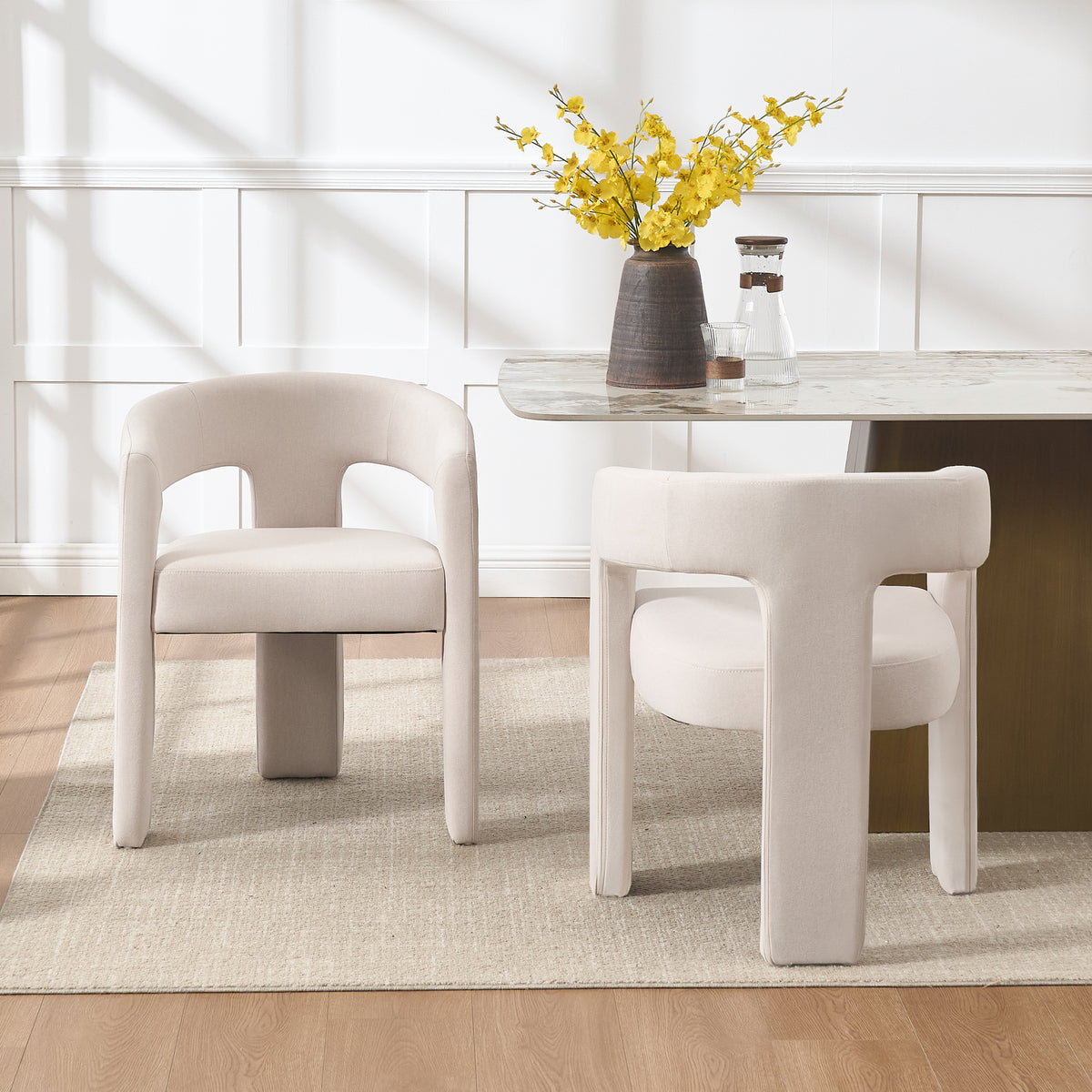 Dove Modern Upholstered Dining Chair